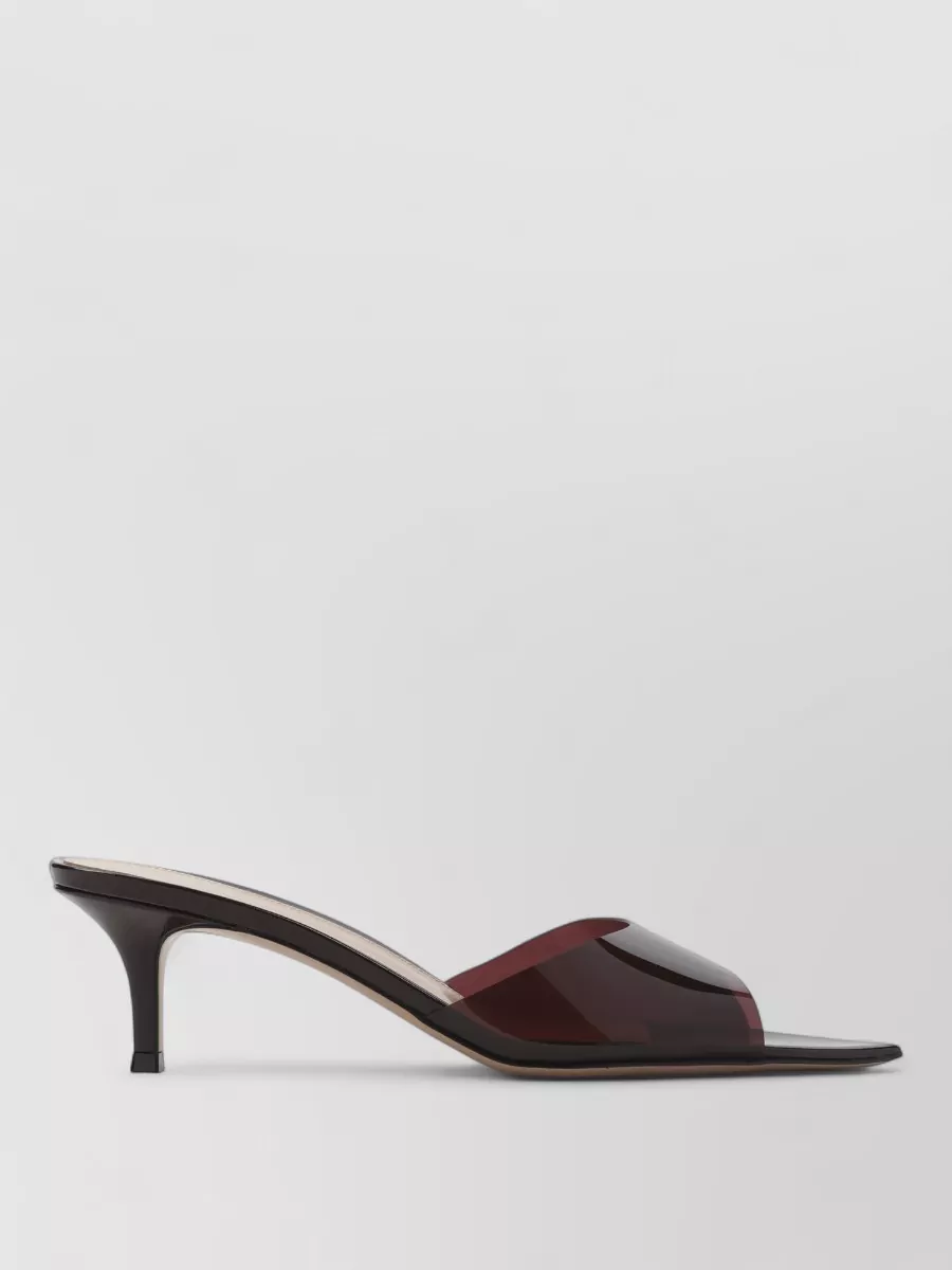 Gianvito Rossi patent leather mules