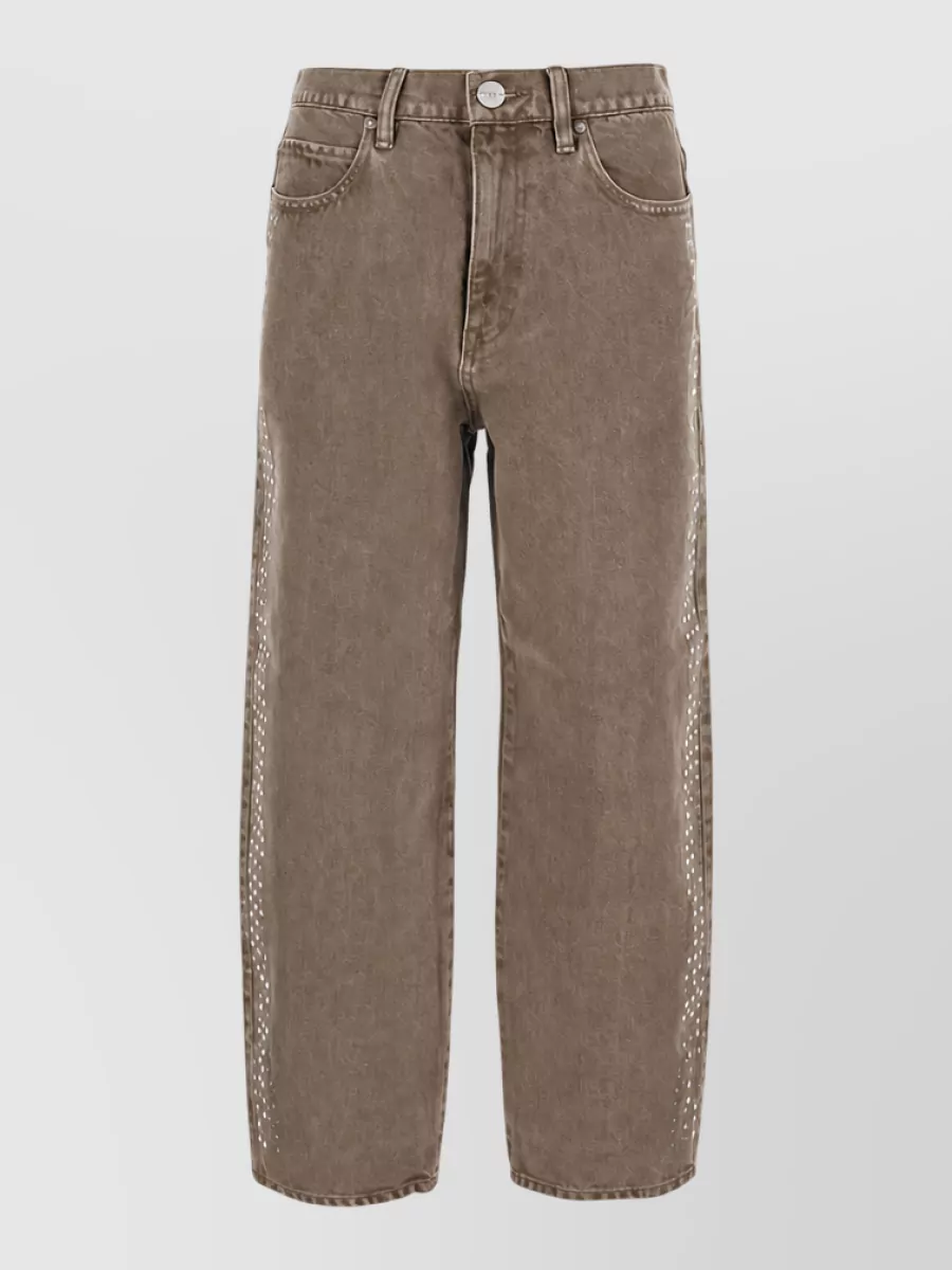 Pinko Denim straight-leg trousers