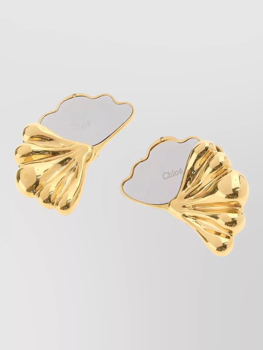 Chloé Brass Hoop Earrings