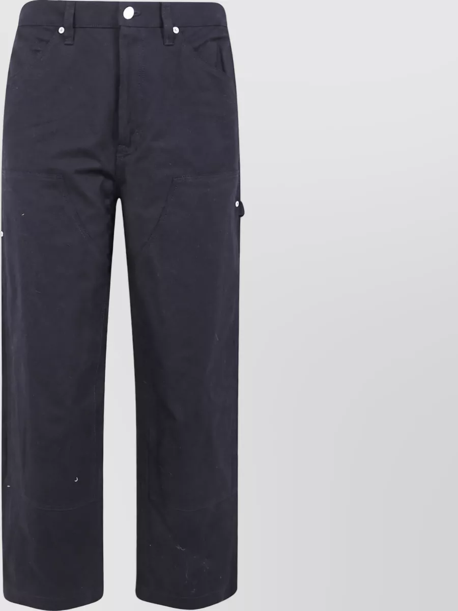 Comme Des Garçons Homme wide-leg cotton trousers