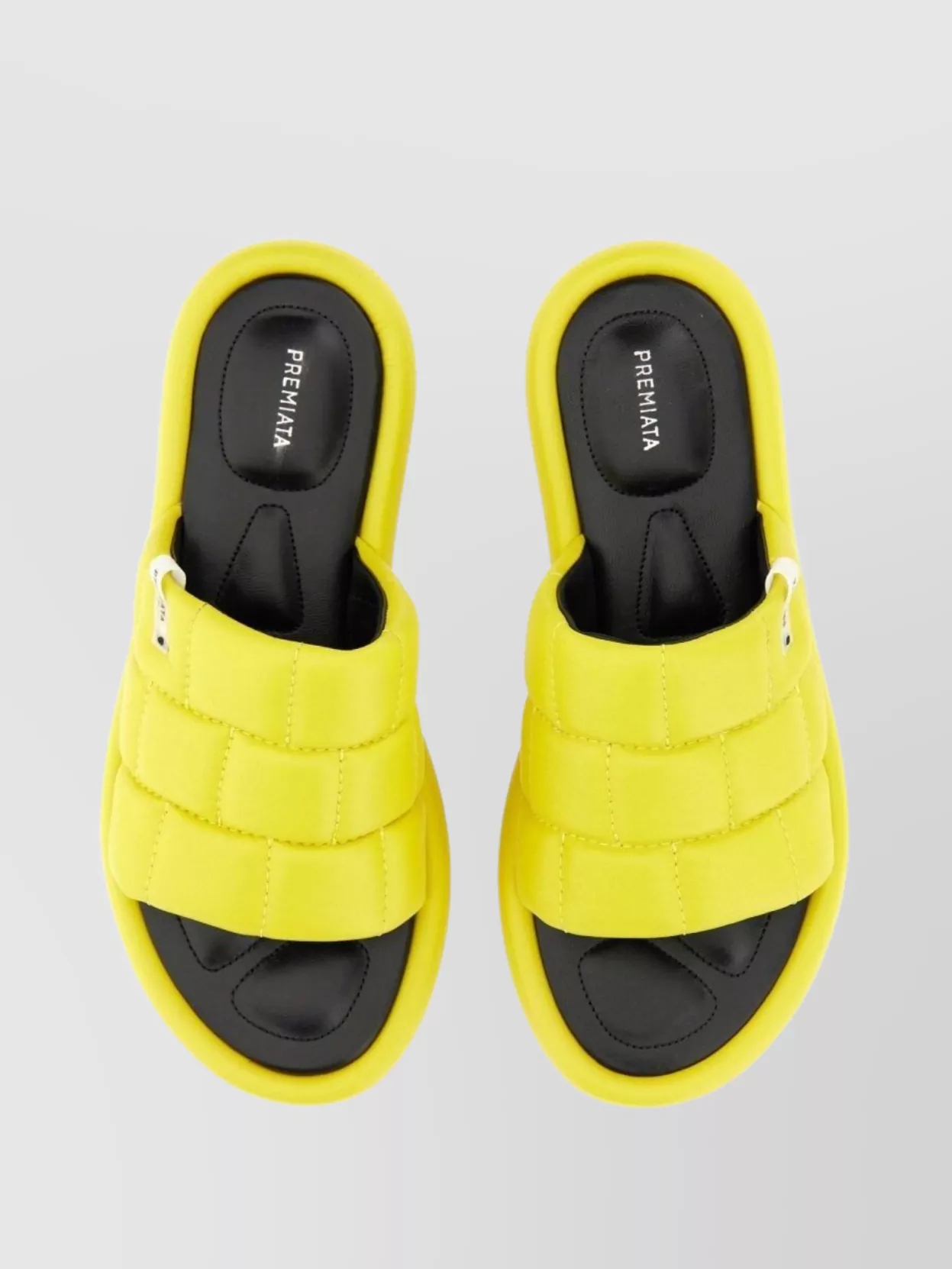 Premiata Quilted Open Toe Flat Sole Sandals