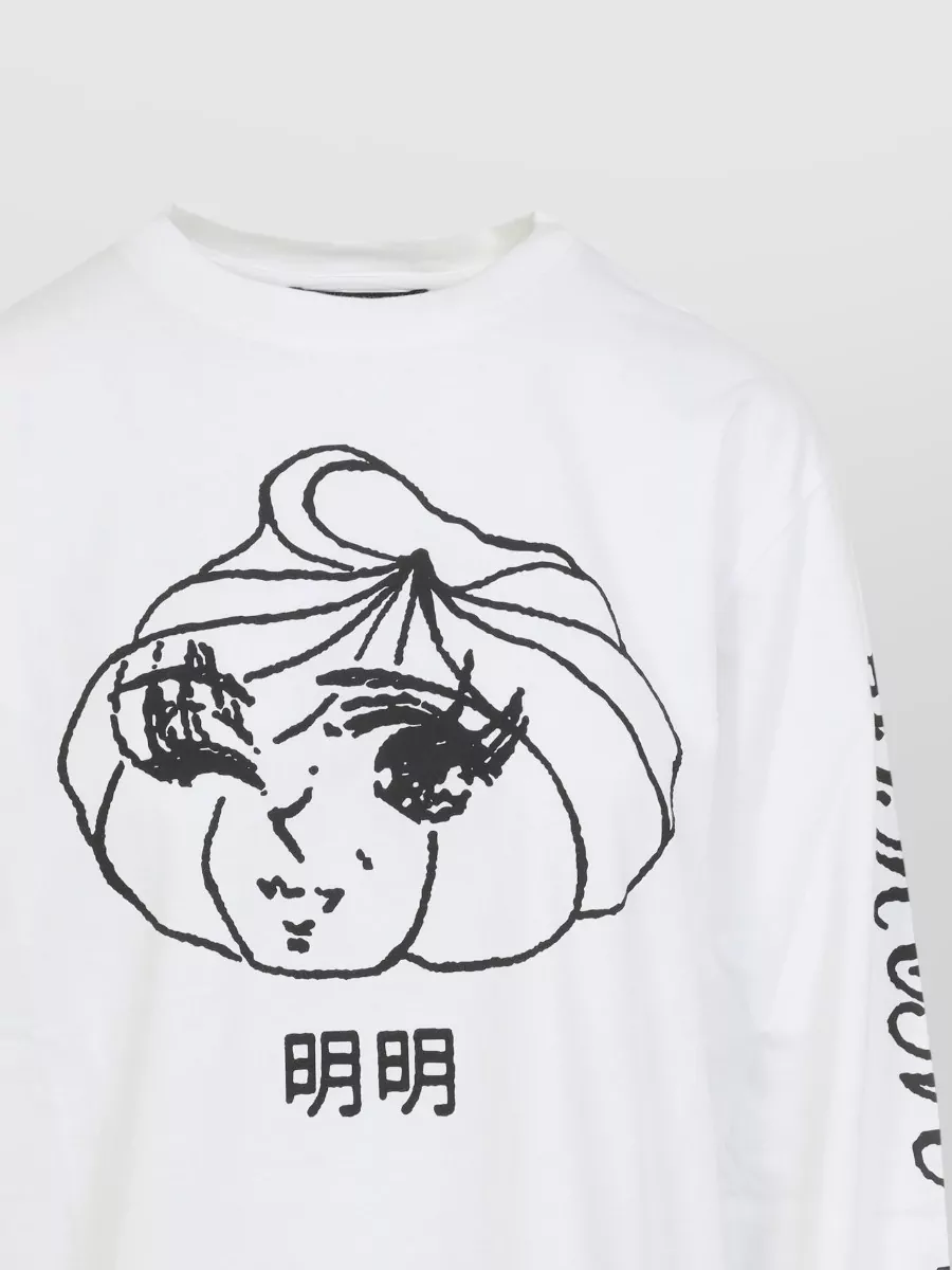 Simone Rocha Dim Sum Logo Long Sleeve Graphic Tshirt