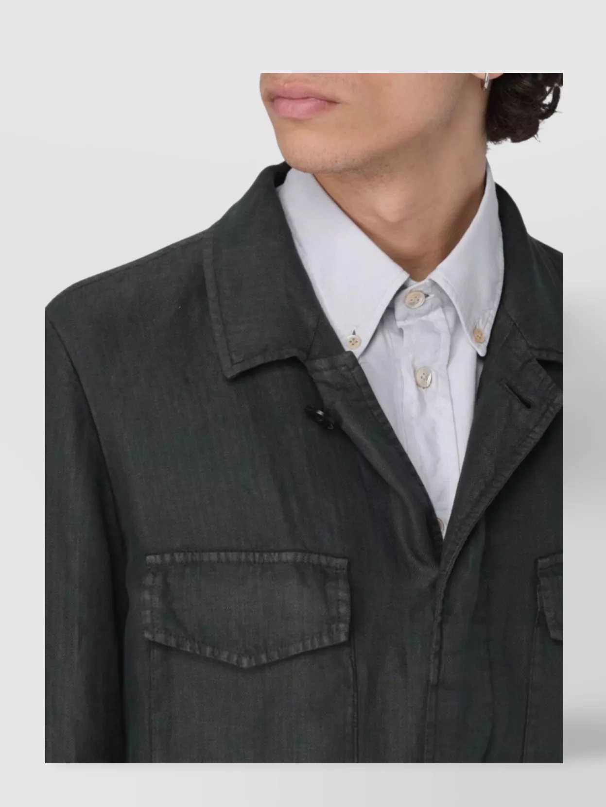 Boglioli Utility Jacket Featuring Four Pockets