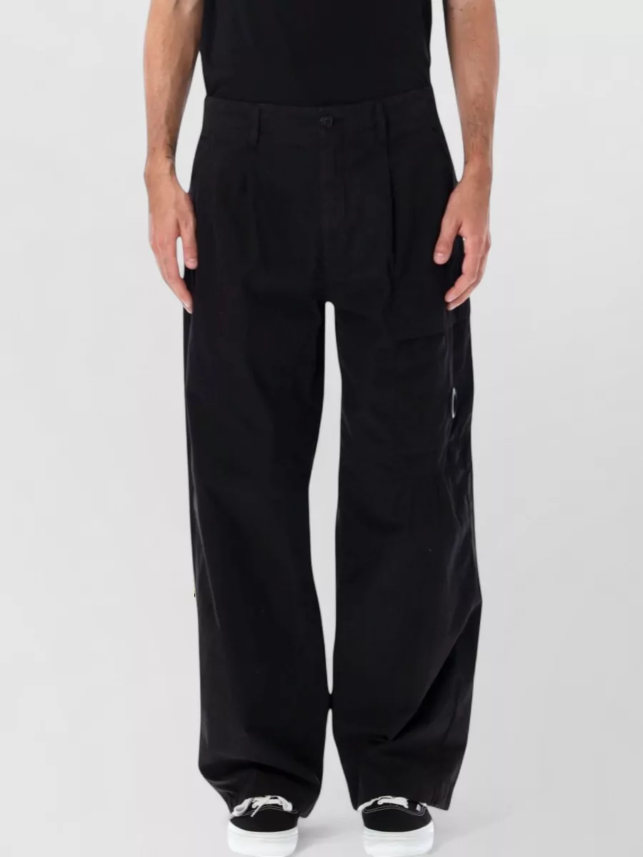 C.P. Company cotton pleated cargo shorts