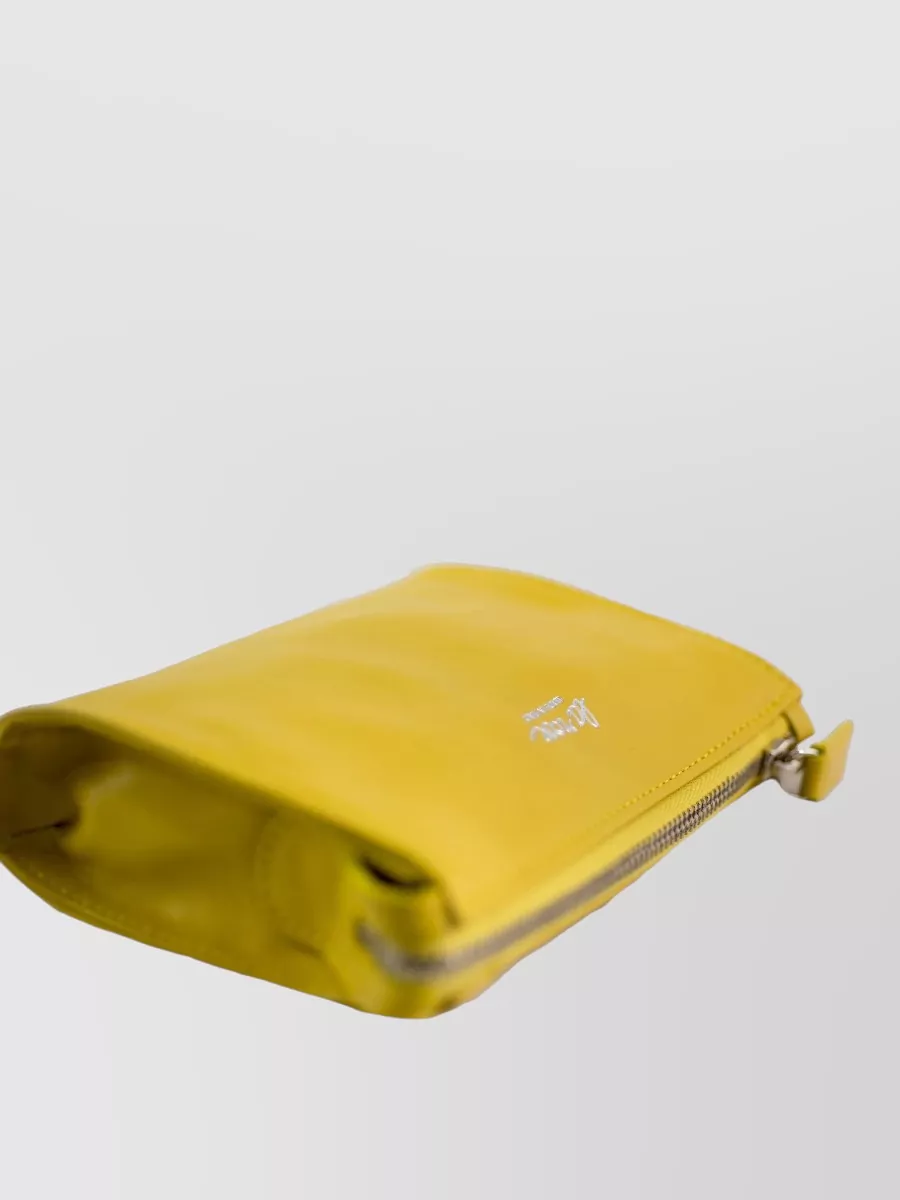 La Rose Leather Makeup Bag
