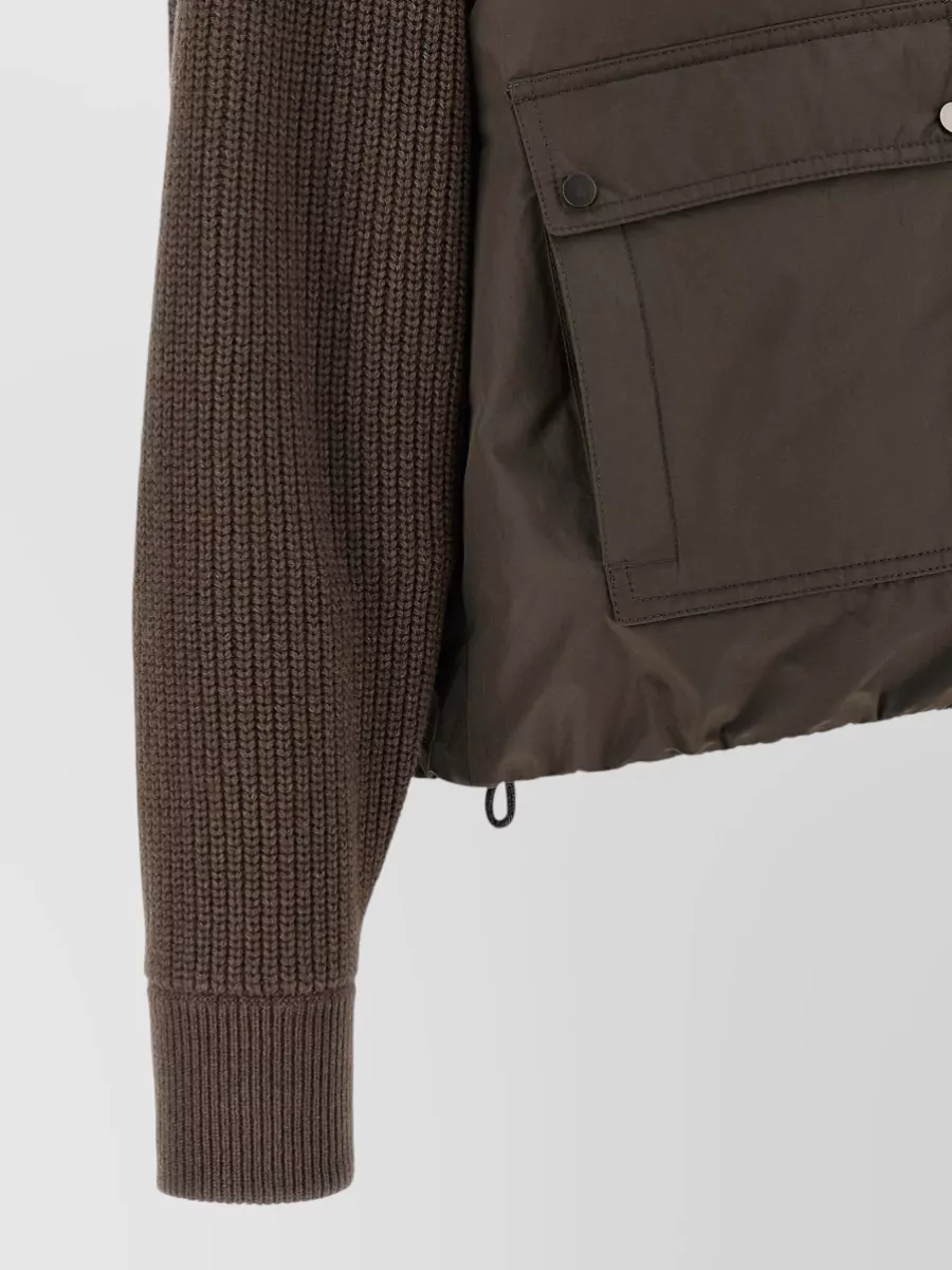 Brunello Cucinelli Down Cropped Boxy-Fit Jacket
