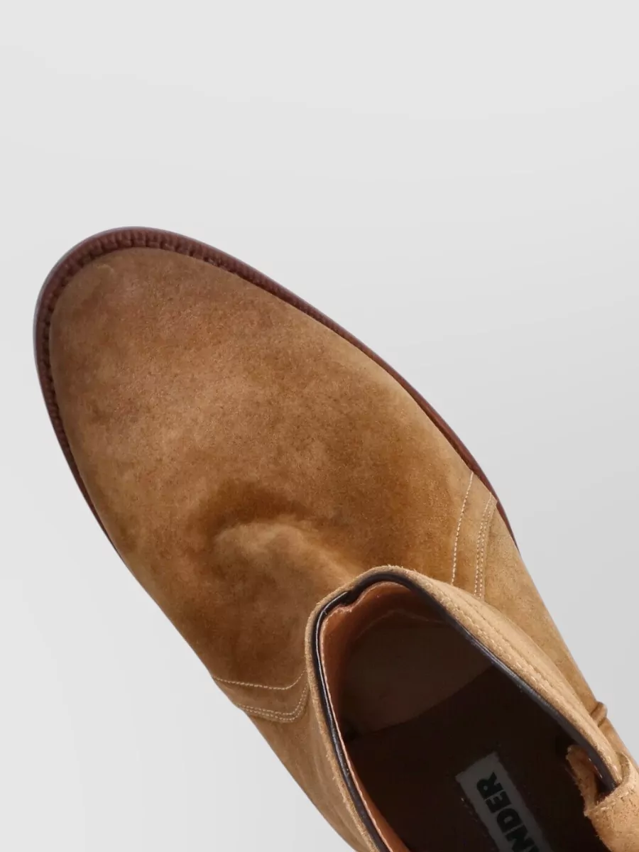 Jil Sander Suede Ankle Boots