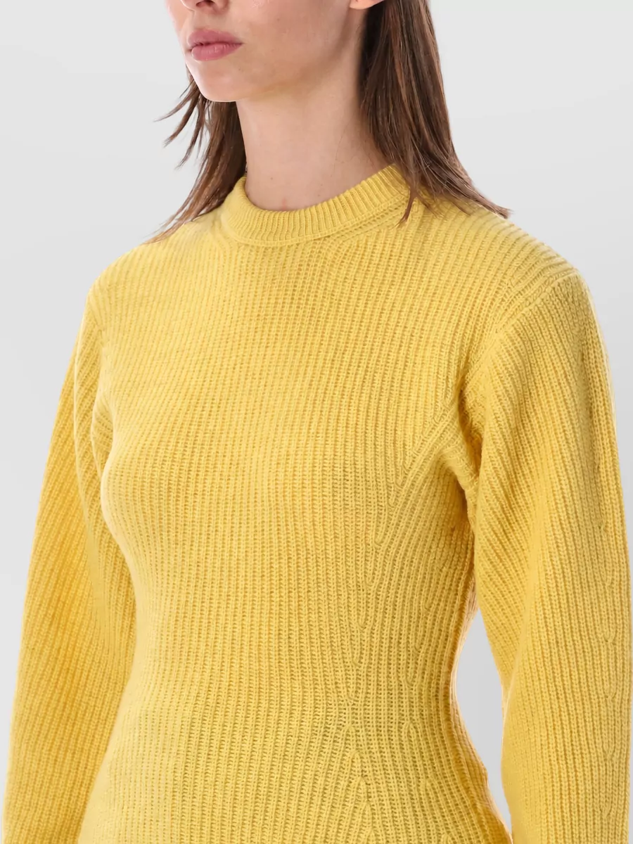 Thelatest Wool Ribbed Crewneck Sweater