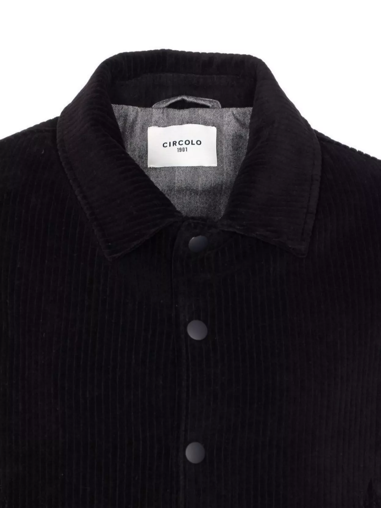 Circolo 1901 Corduroy Texture Jacket Ribbed Cuffs