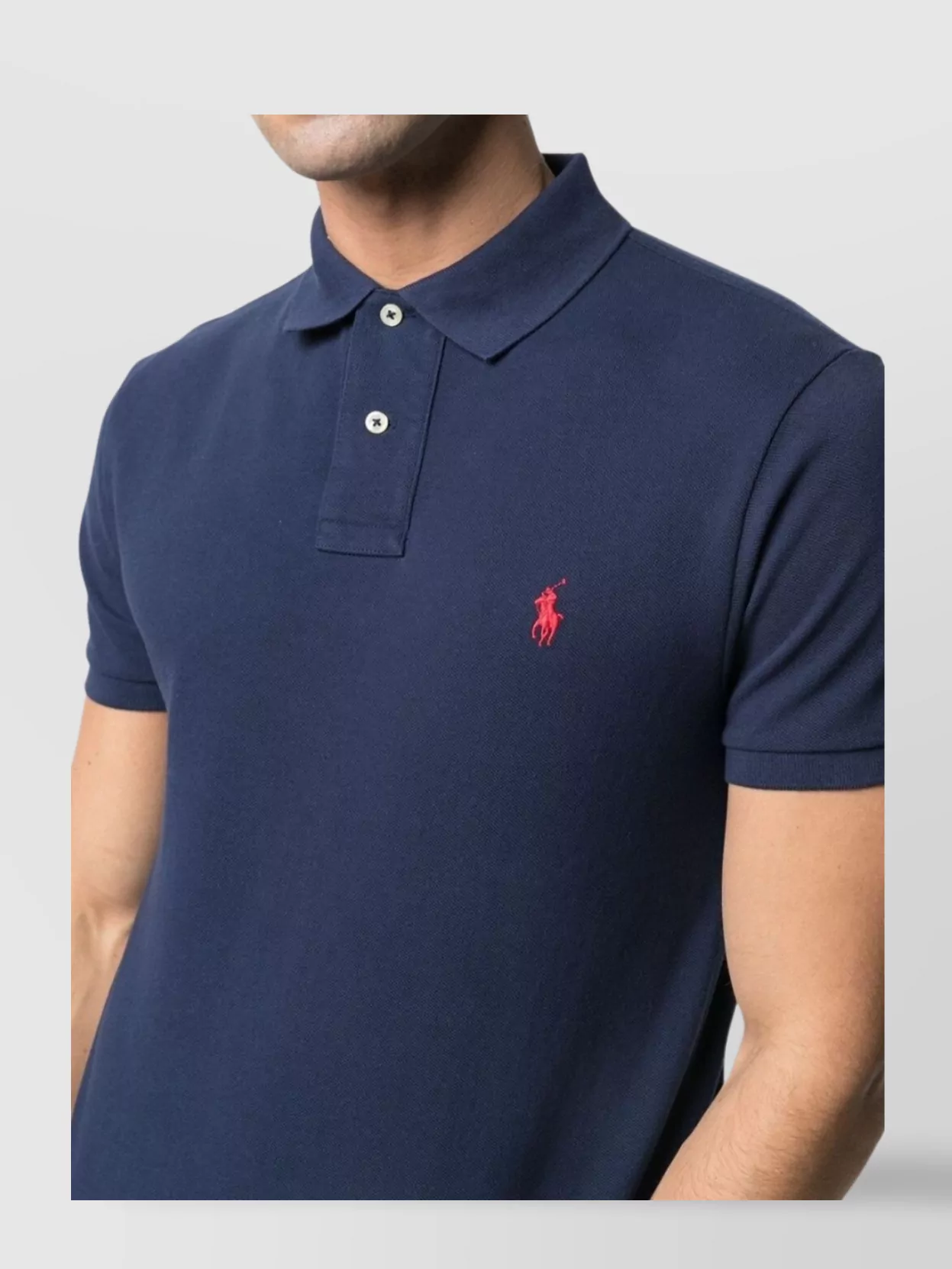 Ralph Lauren Logo Polo Shirt With Collar