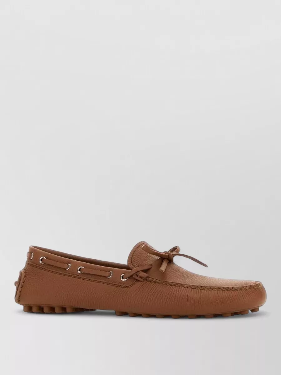 Prada leather loafers