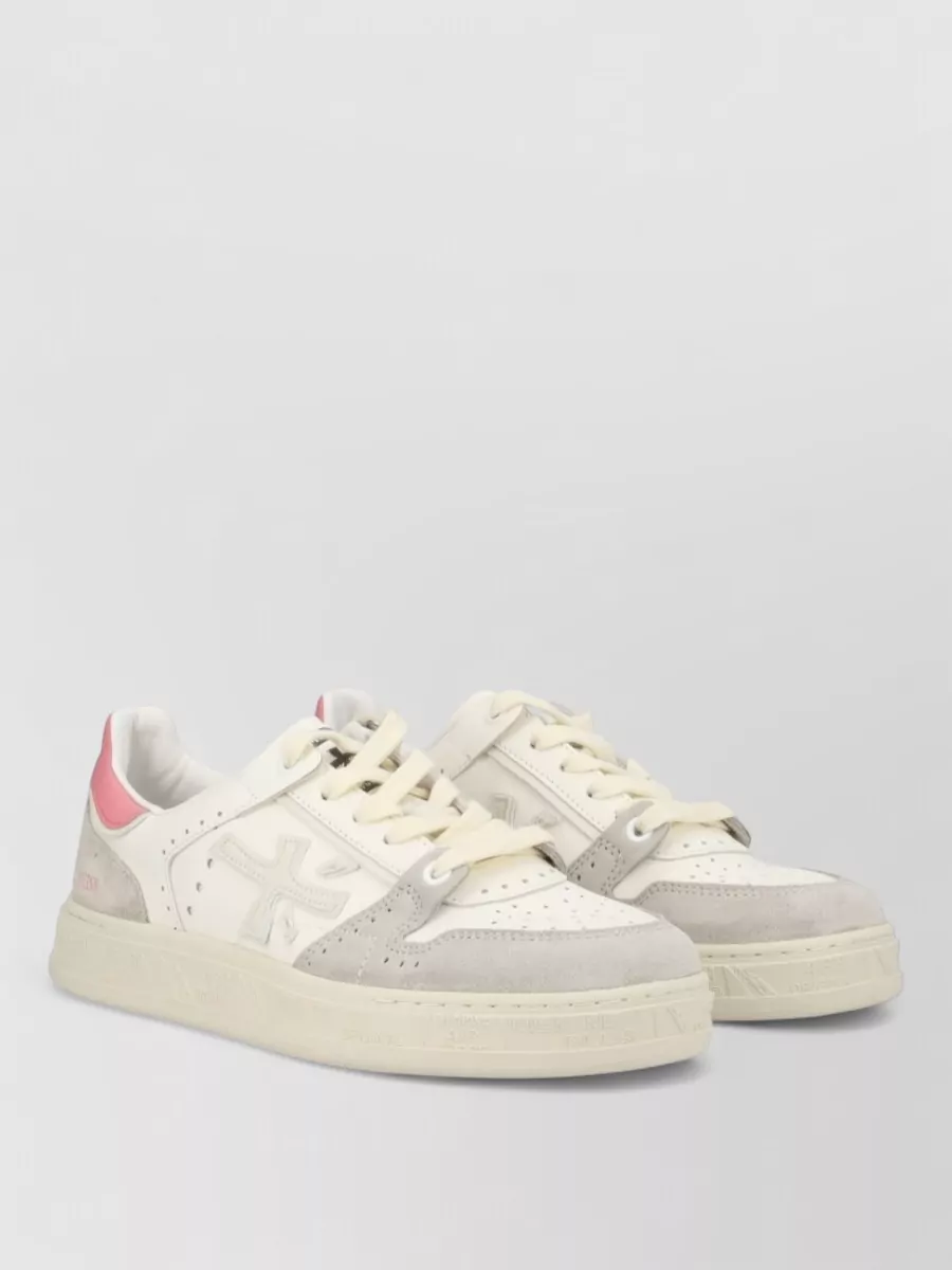 Premiata Leather Low-Top Sneakers