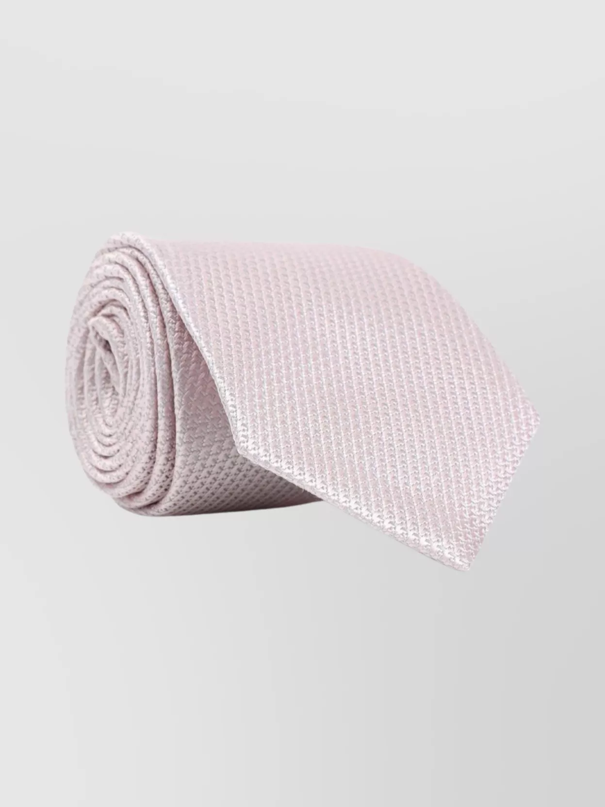 Tom Ford Adjustable Standard Textured Tie With Traditional Width In Neutrals