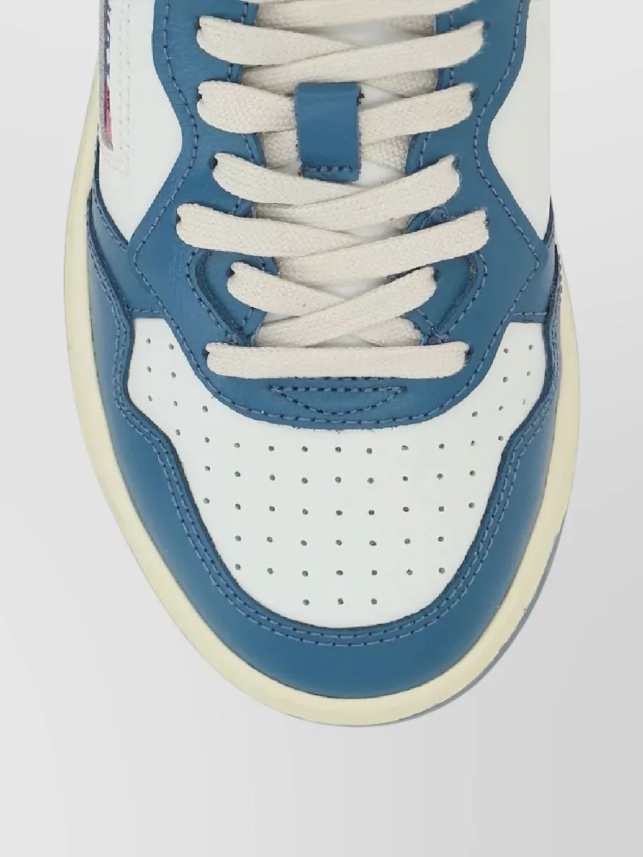 Autry Leather Low-Top Lace-Up Sneakers
