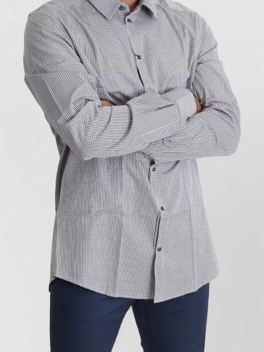 Dolce&Gabbana Cotton Checked Dress Shirt