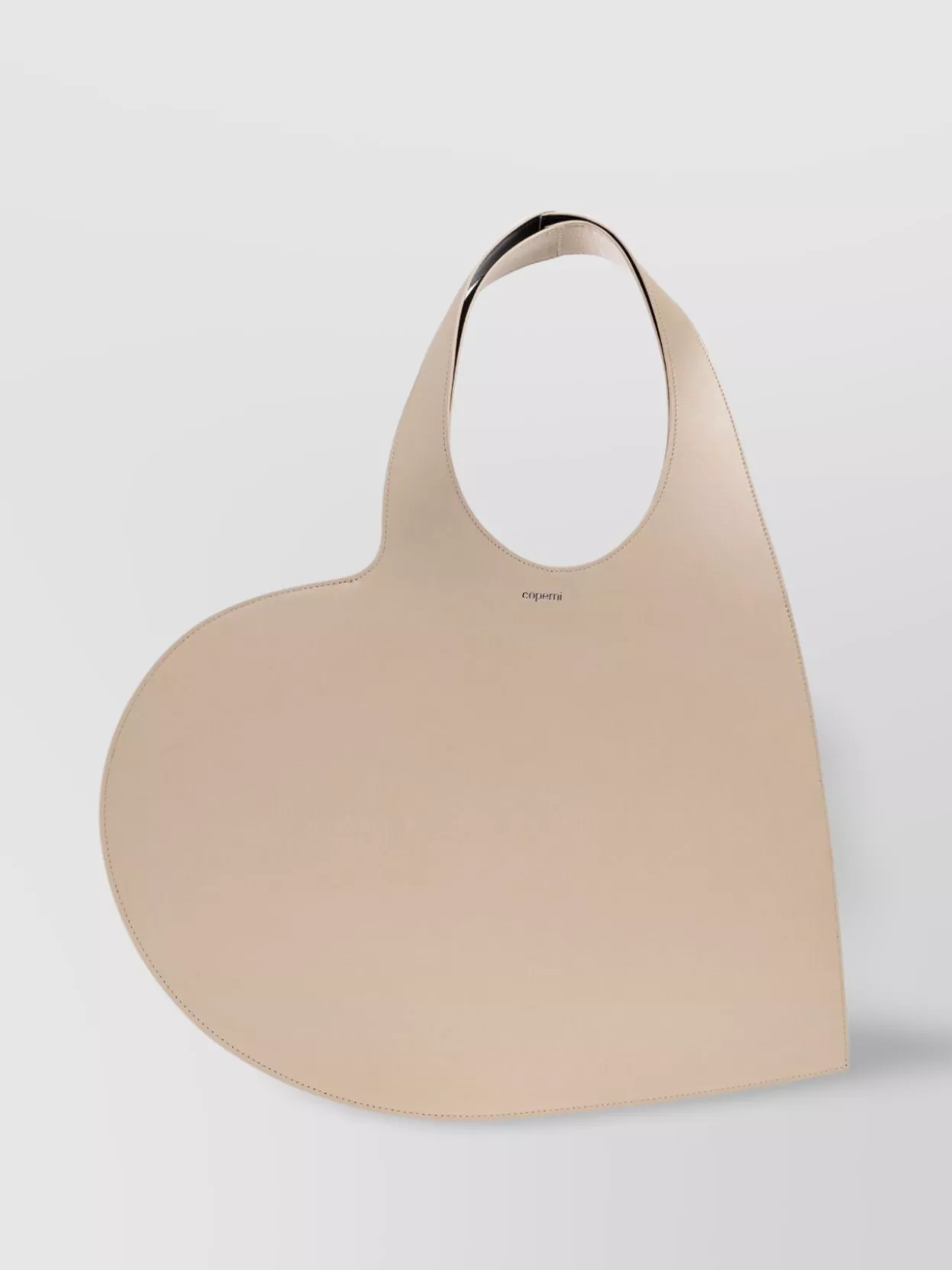 Coperni Heart-Shaped Frame Top Handle Leather Bag