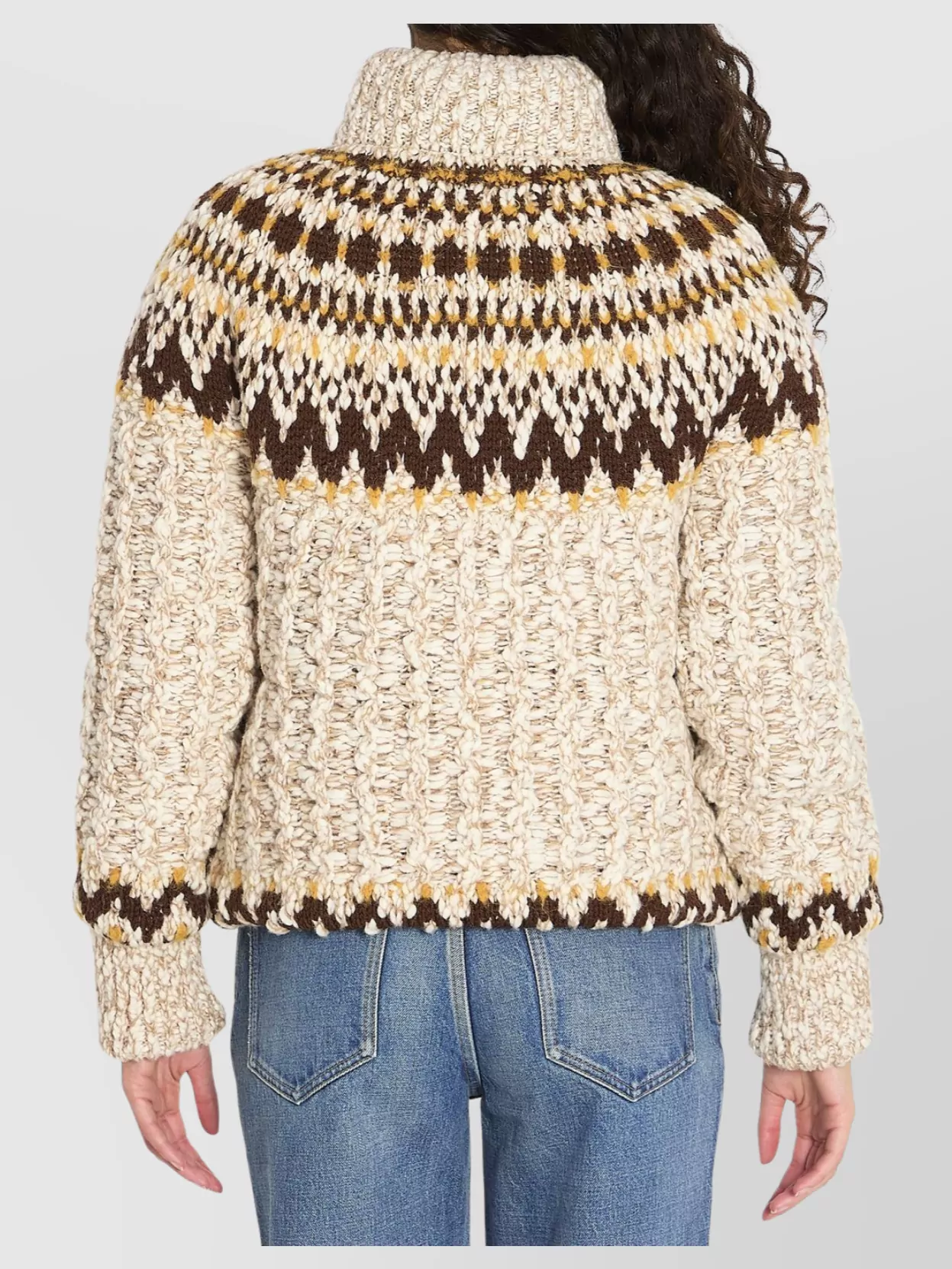 Moncler Grenoble Geometric Patterned Knit Cardigan