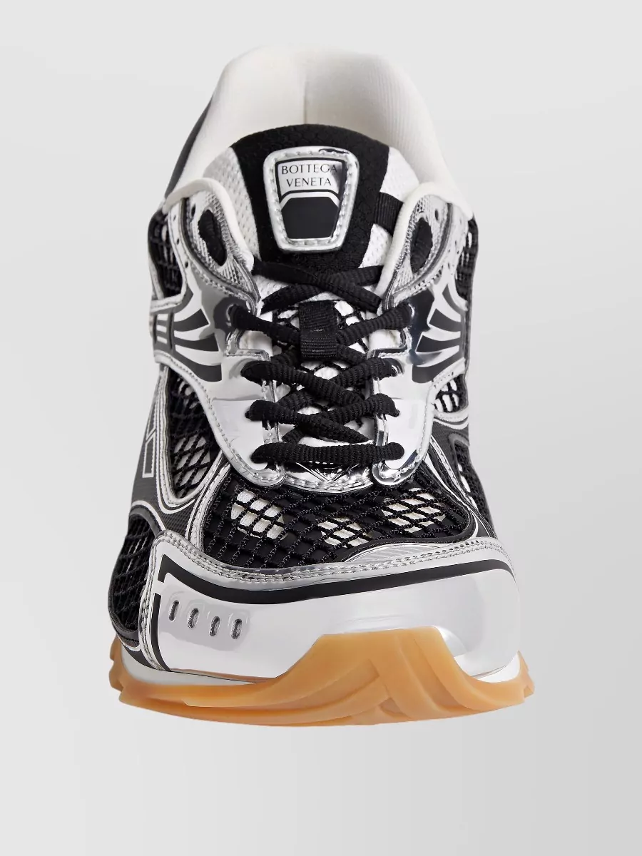 Bottega Veneta Leather Orbit Low-Top Sneakers