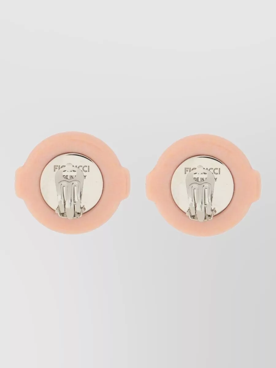 Fiorucci Resin Clip-On Earrings