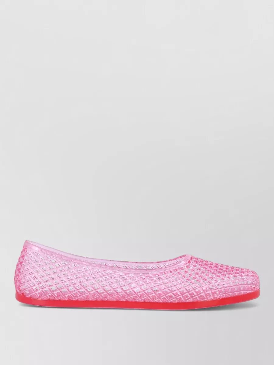 Ancient Greek Sandals Pvc Mesh Ballerina Flats
