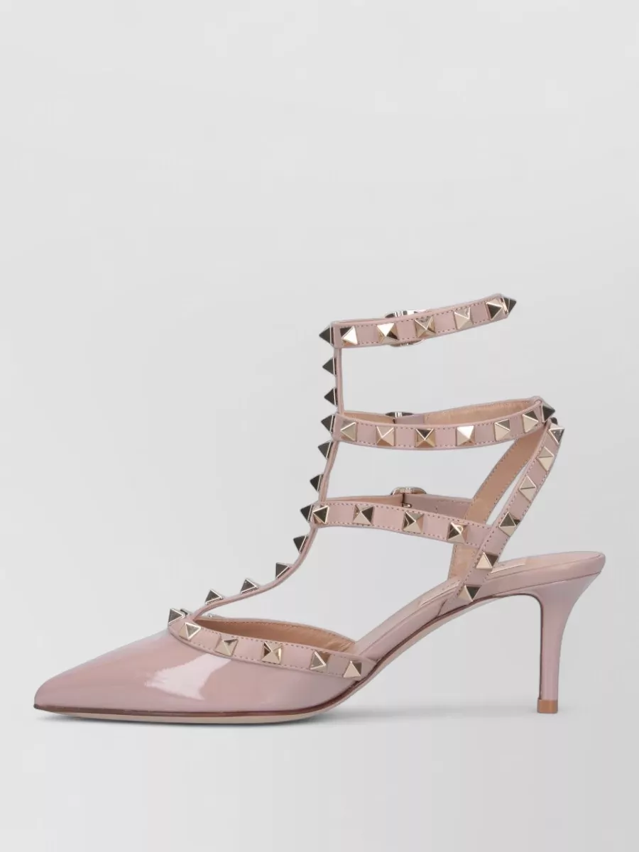 Valentino Garavani Leather Ankle-Strap Pumps