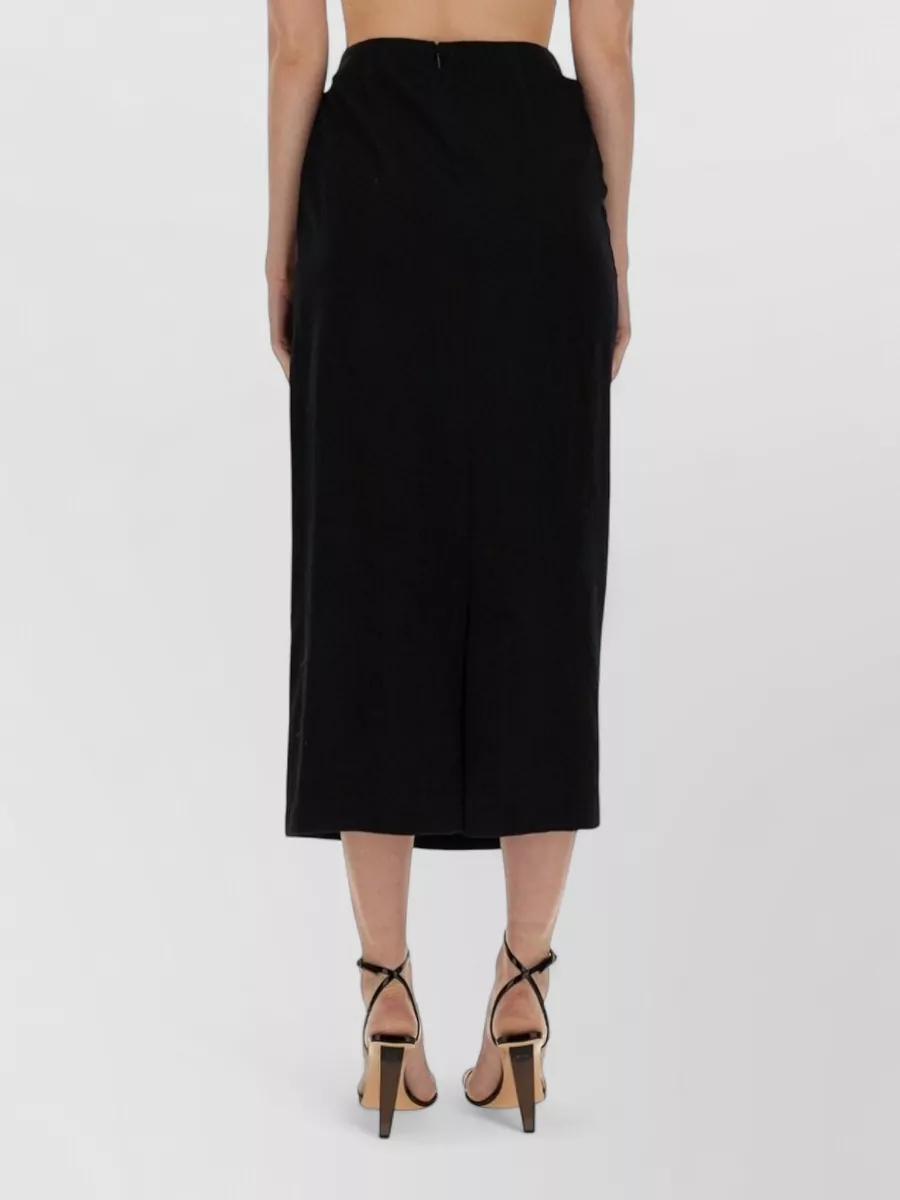 Alysi Regular-Fit Cotton Wrap Skirt