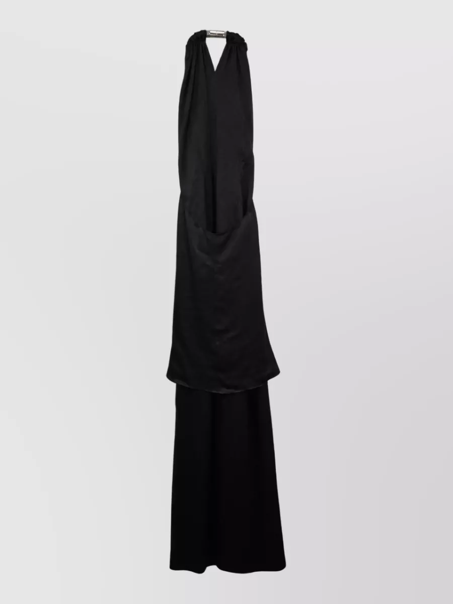 Stella Mccartney Embellished Draped Maxi Dress