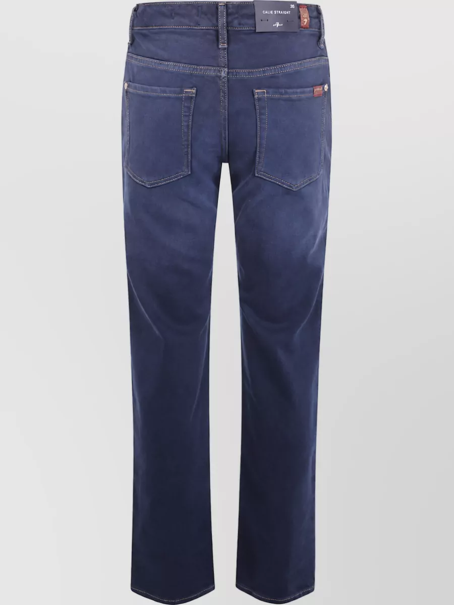 7 For All Mankind Straight-Leg Denim Jeans