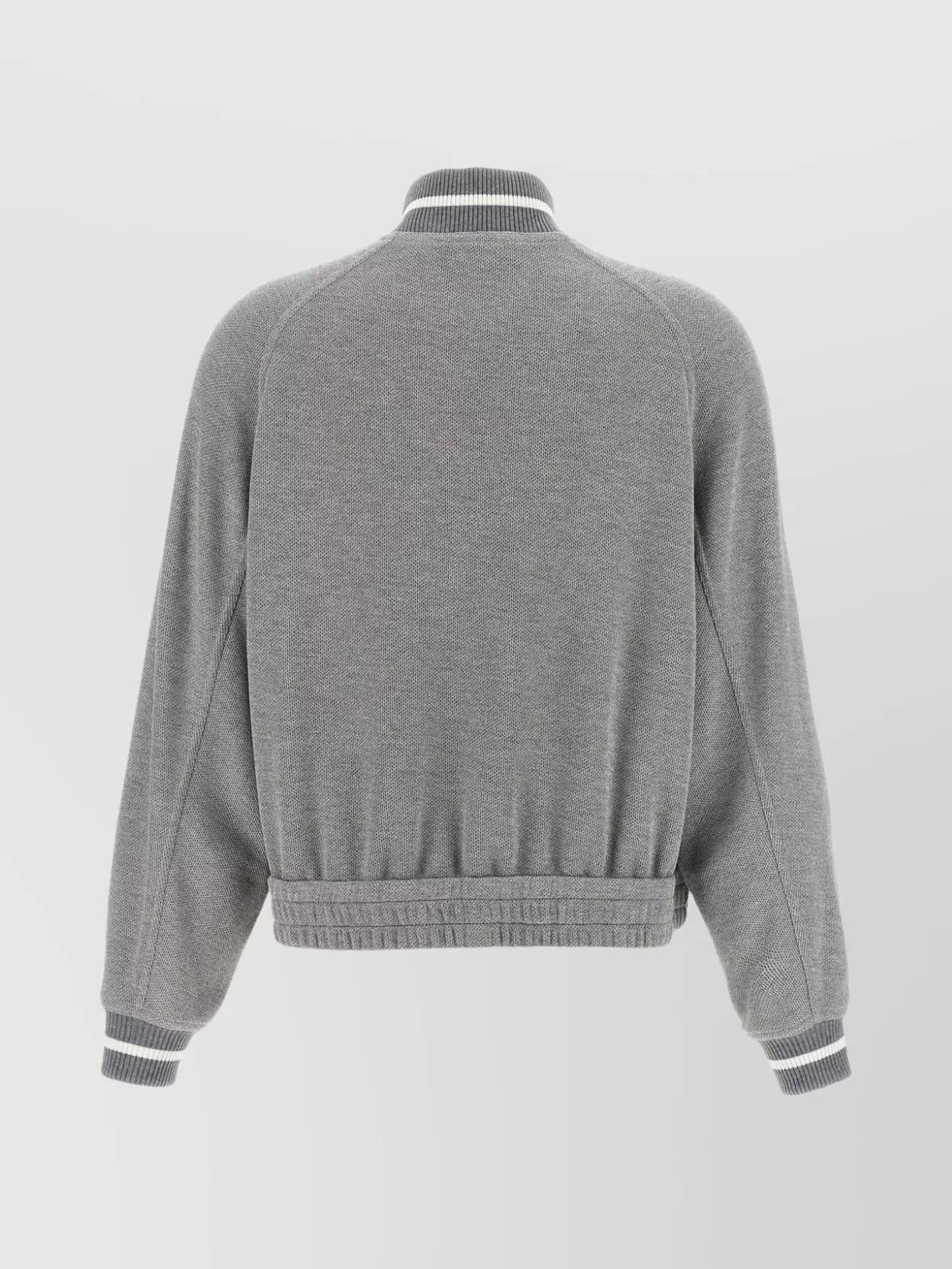Brunello Cucinelli Women Logo Zipped Sweatshirt In Gray