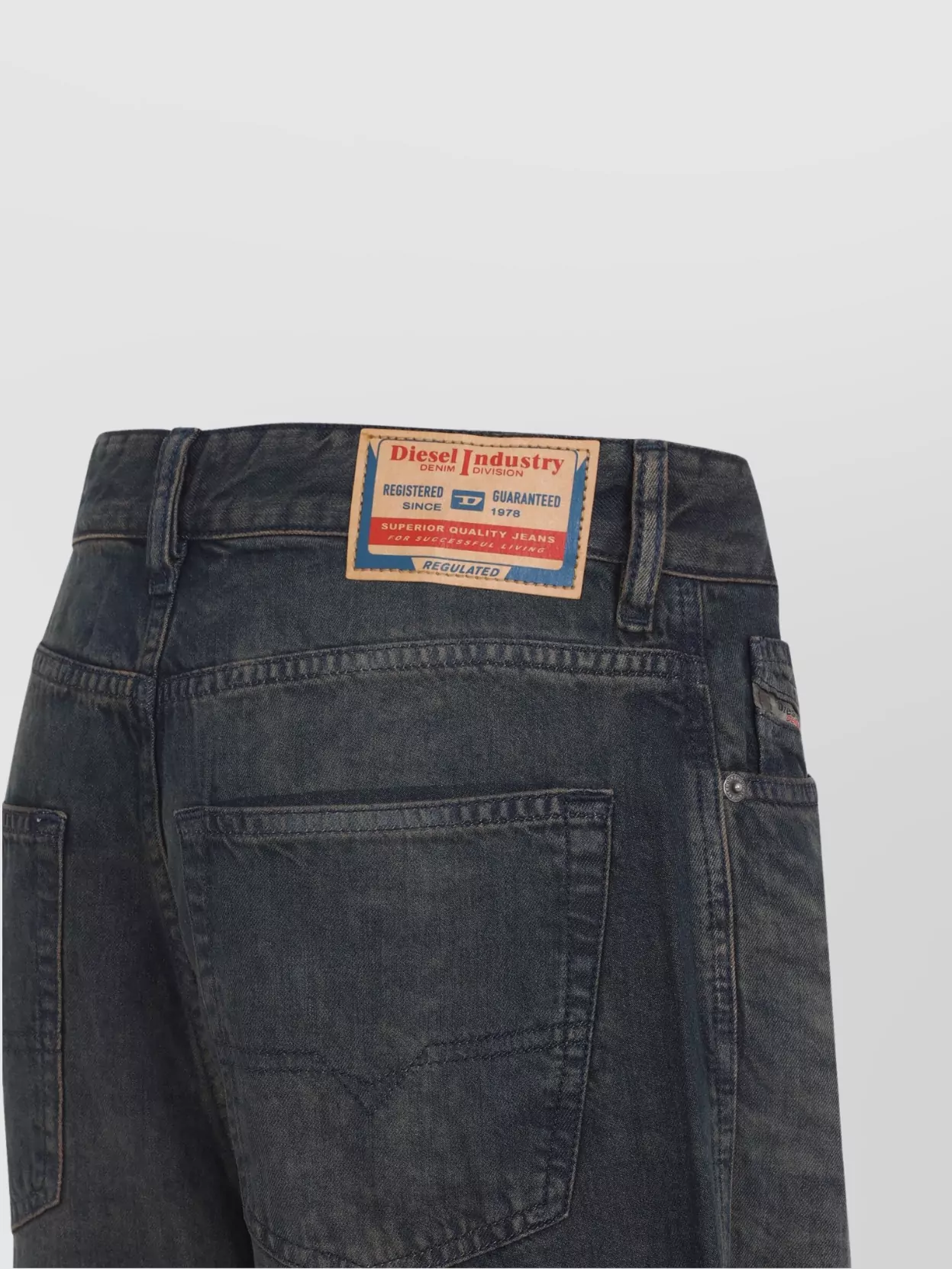 Diesel 1996 D-sire Jeans In Medium Blue With Faded Effect Women In Blue
