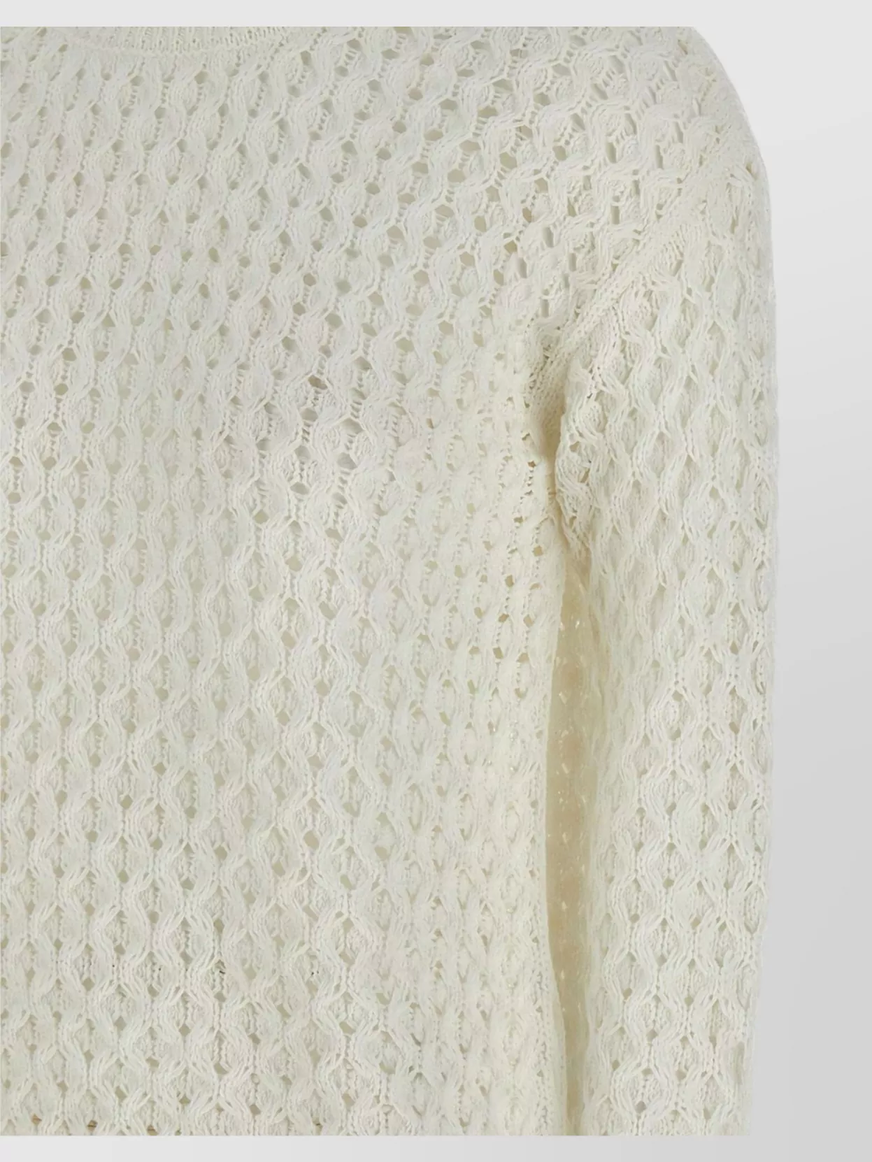 Herno Cotton Blend Crochet Sweater