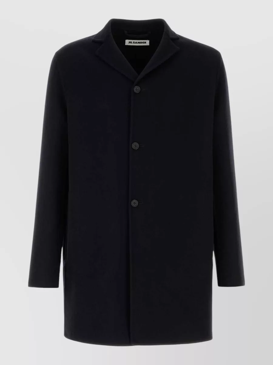 Jil Sander Cashmere blend single breasted coat