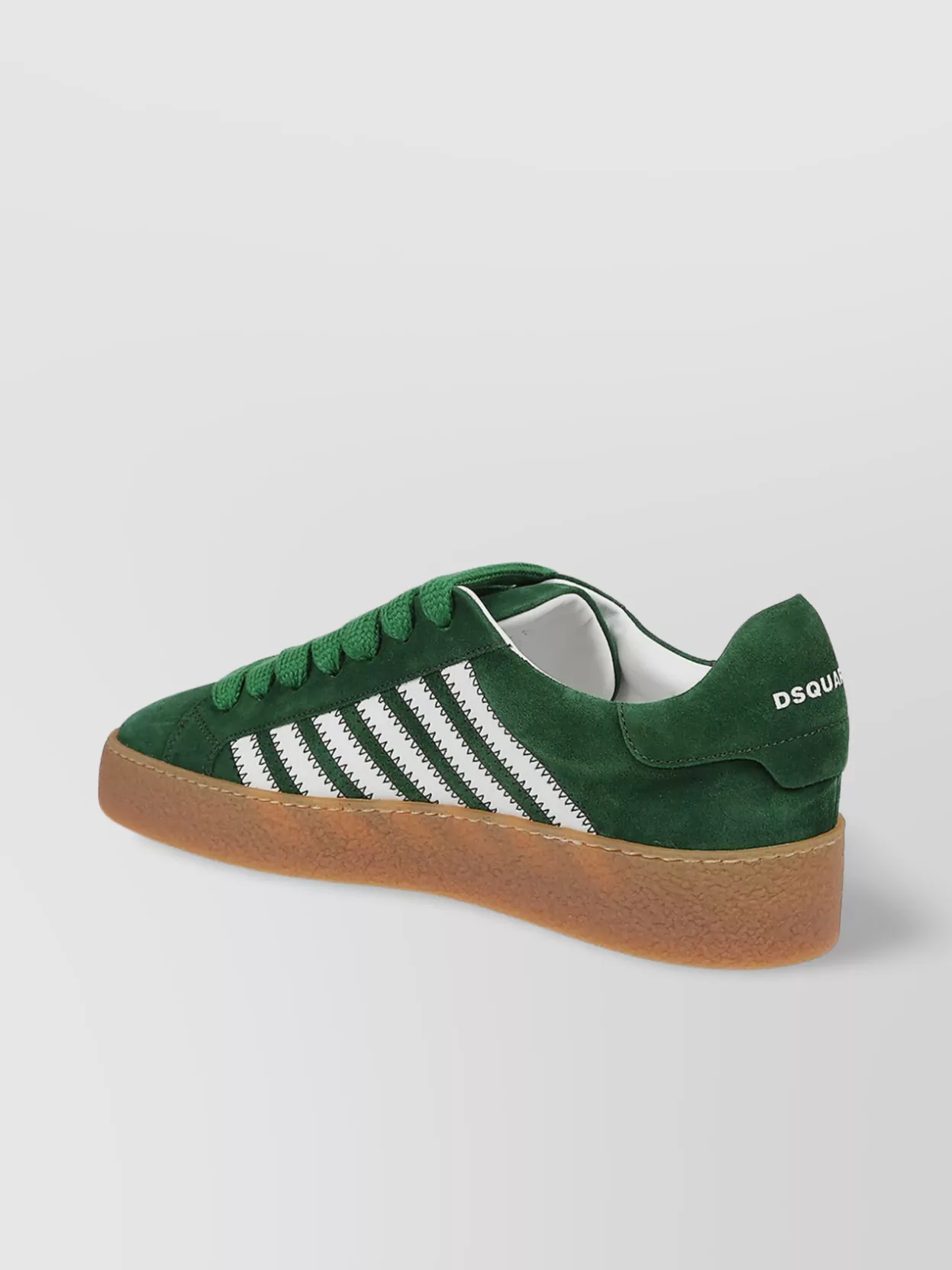 Dsquared2 Patch Logo Round Toe Lace-up Sneakers