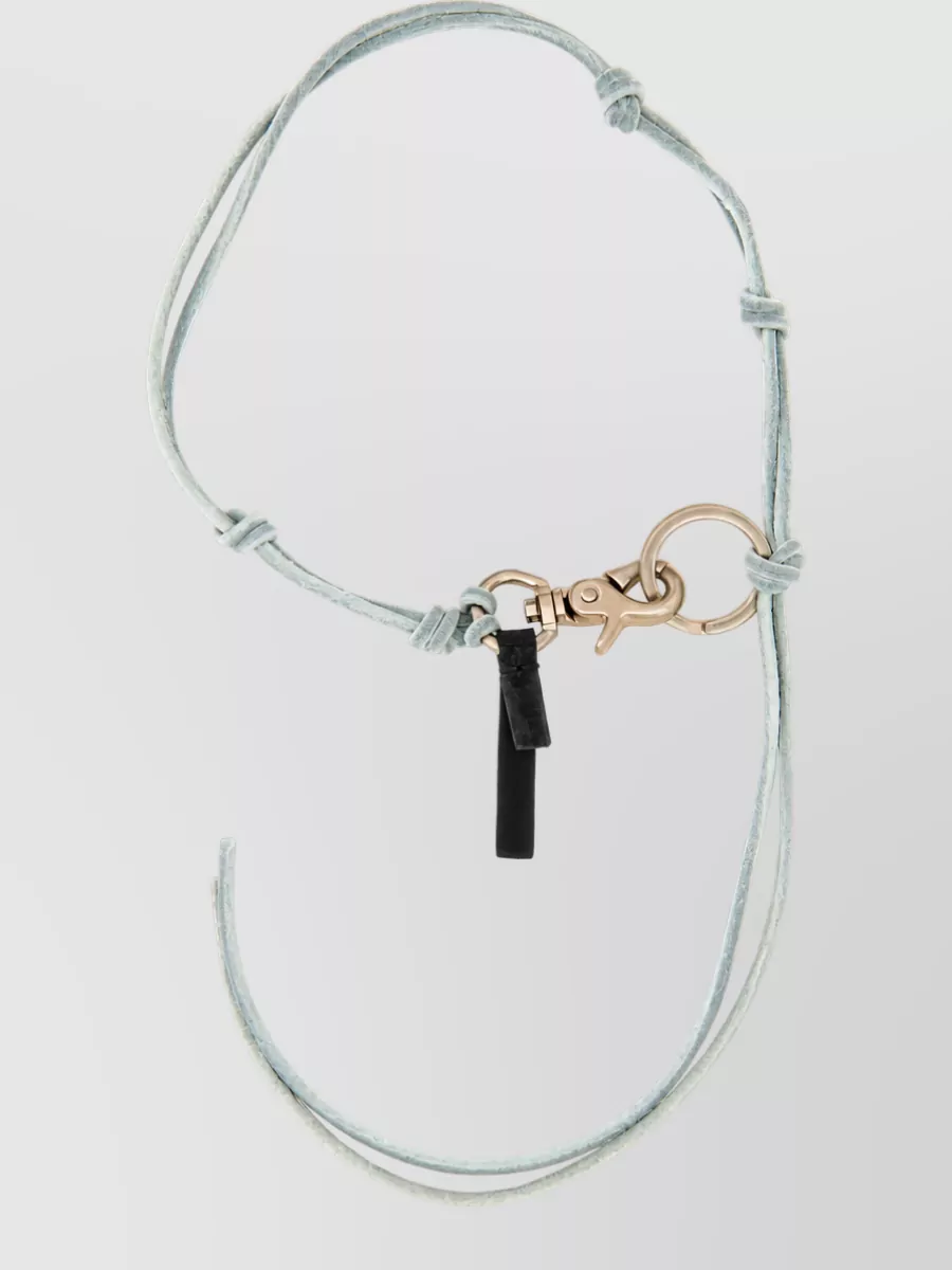 Our Legacy leather keychain