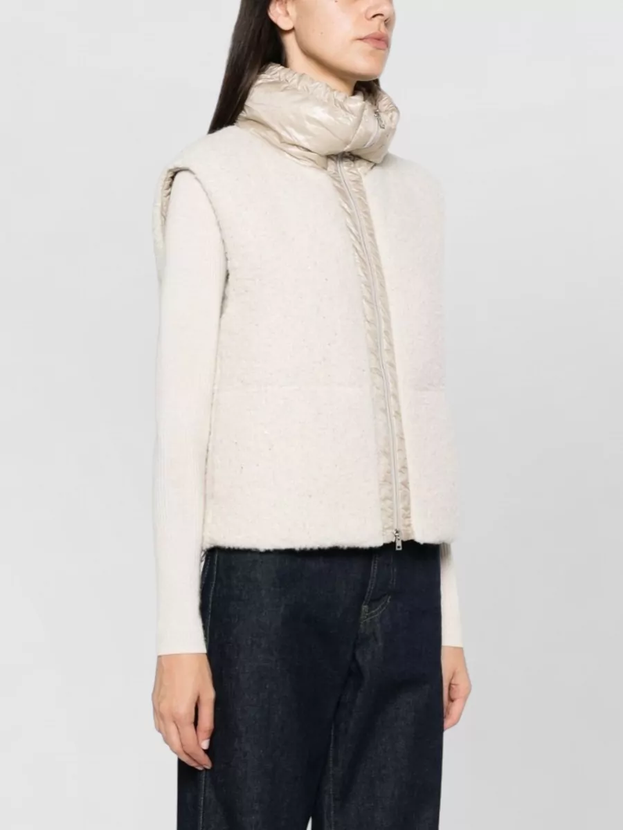 Herno Sequin-Embellished Sleeveless Vest