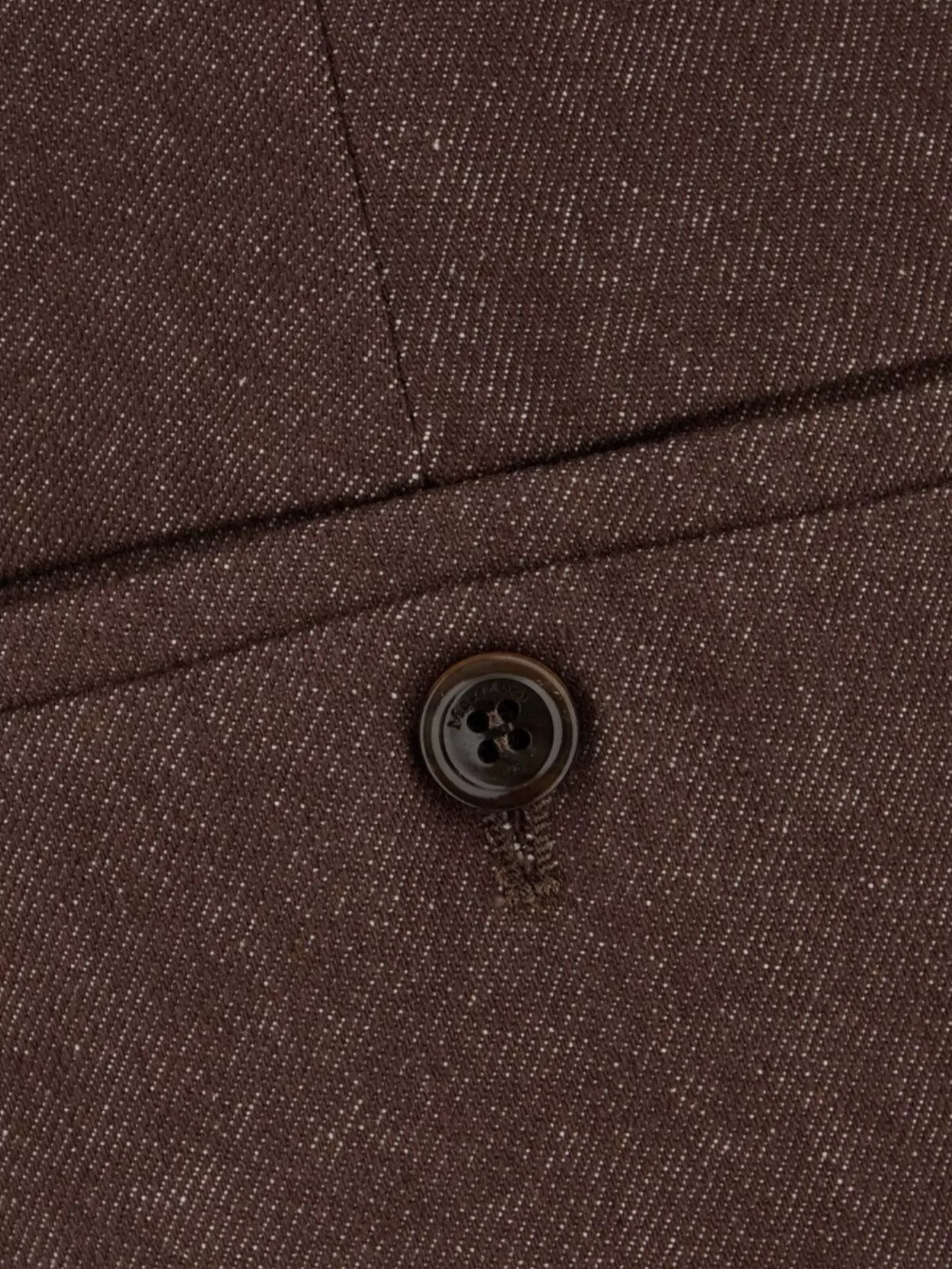 Max Mara Buttoned High-waist Denim Skirt In Brown