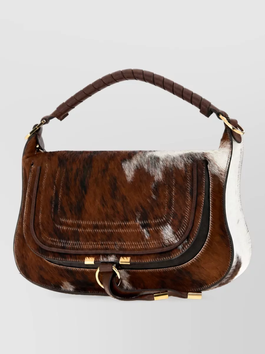 Chloé Marcie leather clutch bag