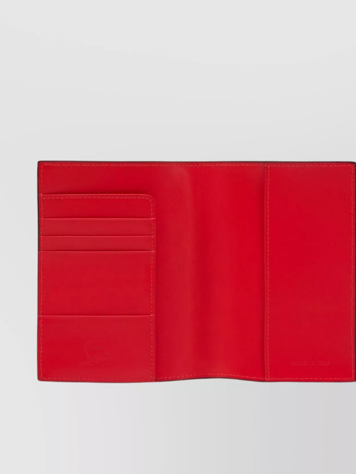 Christian Louboutin Textured Leather Wallets Stud Detailing