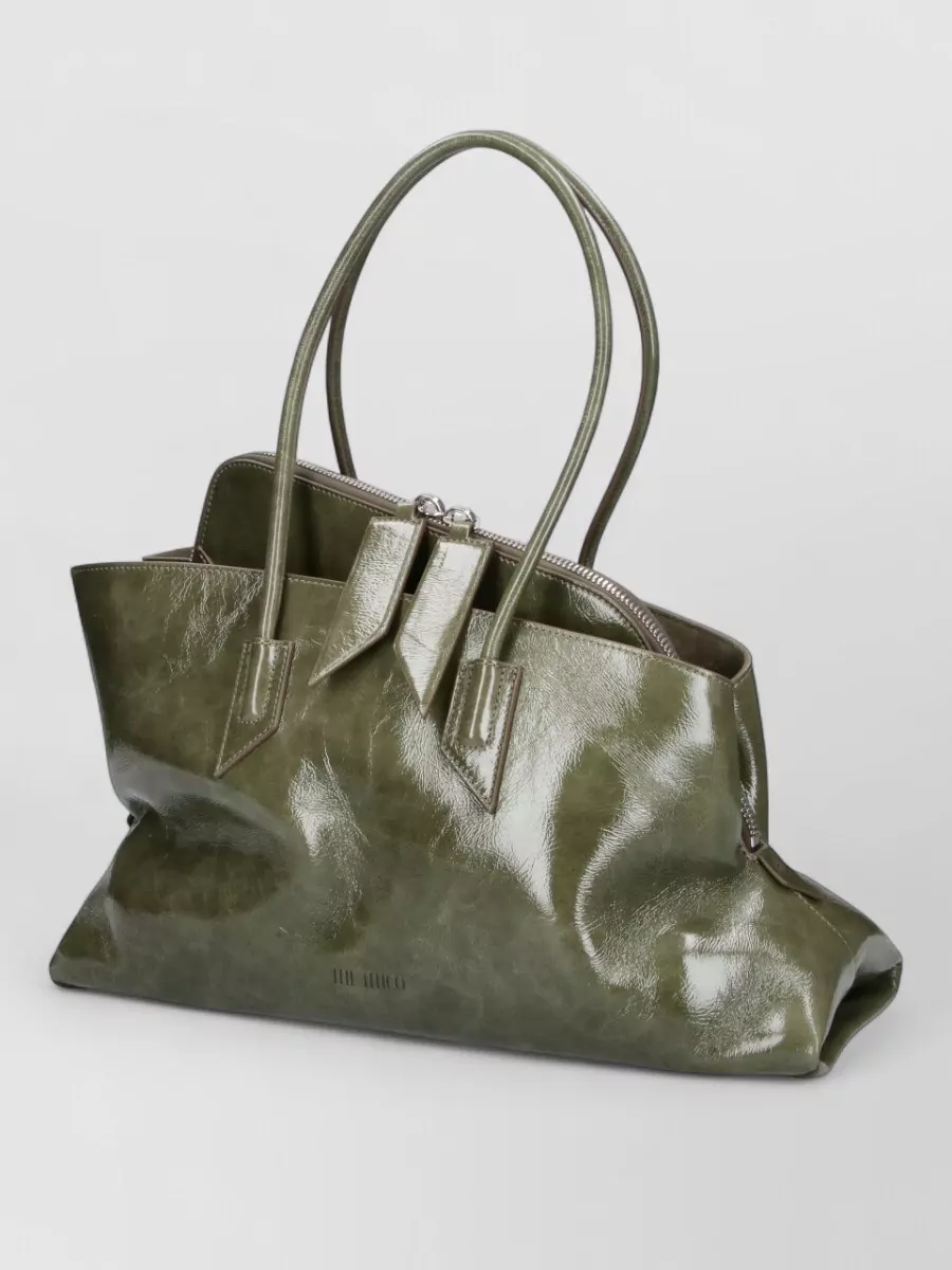 The Attico Medium Leather Tote Bag