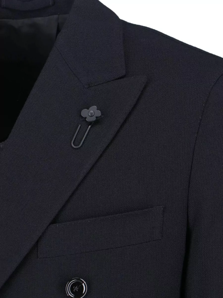 Lardini Tailored Blazer Double Breasted Notch Lapel