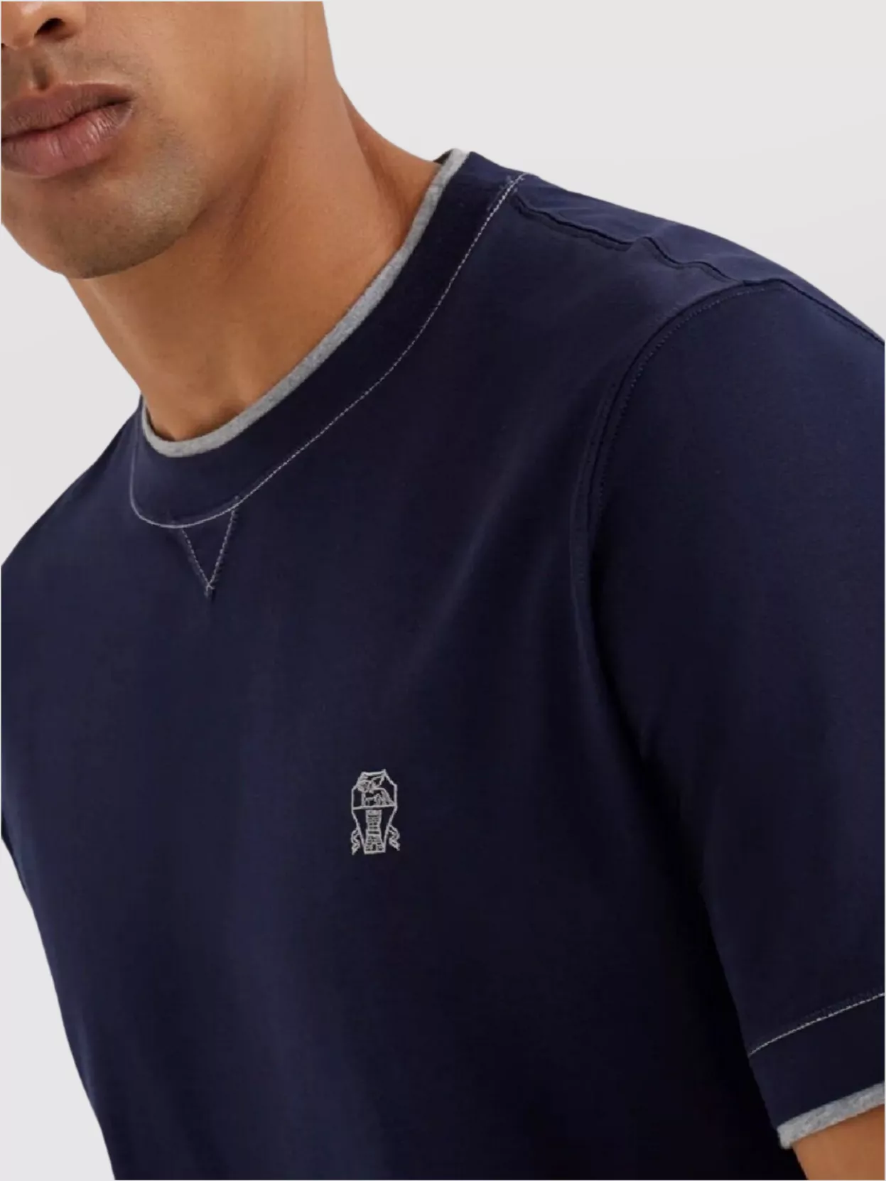 Brunello Cucinelli Crew Neck Short Sleeve T-Shirt