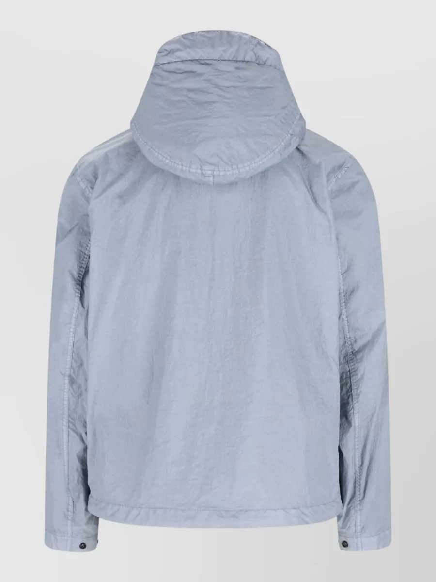 Stone Island Blazer Lightweight Hood Side Pockets Buttons