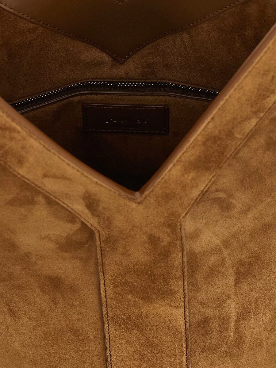 Saint Laurent Y Suede Bucket Bag