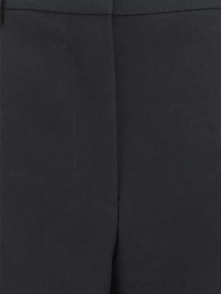 Tom Ford Merino Wool Wide-Leg Pleated Suit Trousers