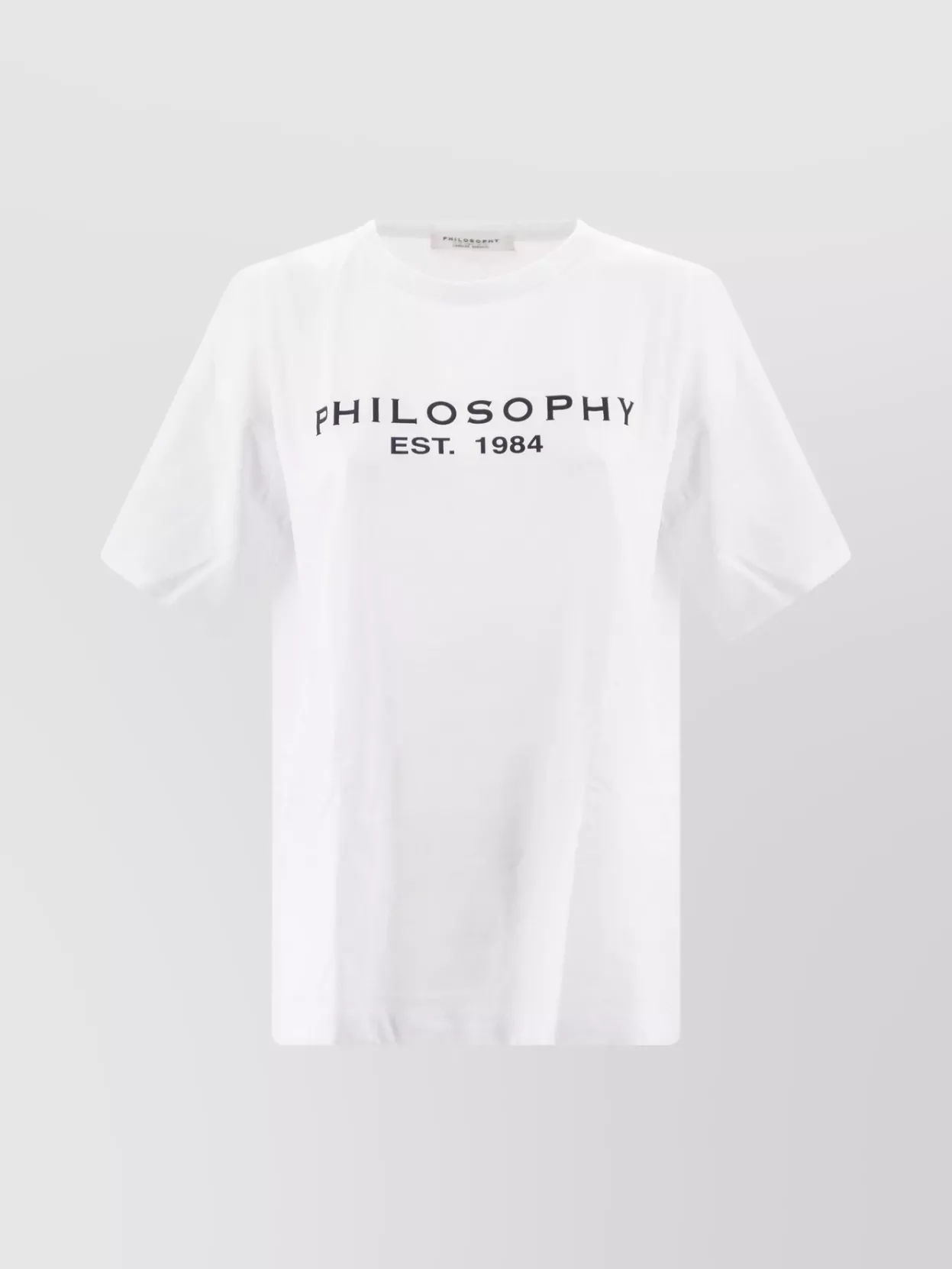 Shop Philosophy Di Lorenzo Serafini Graphic Print Cotton T-shirt