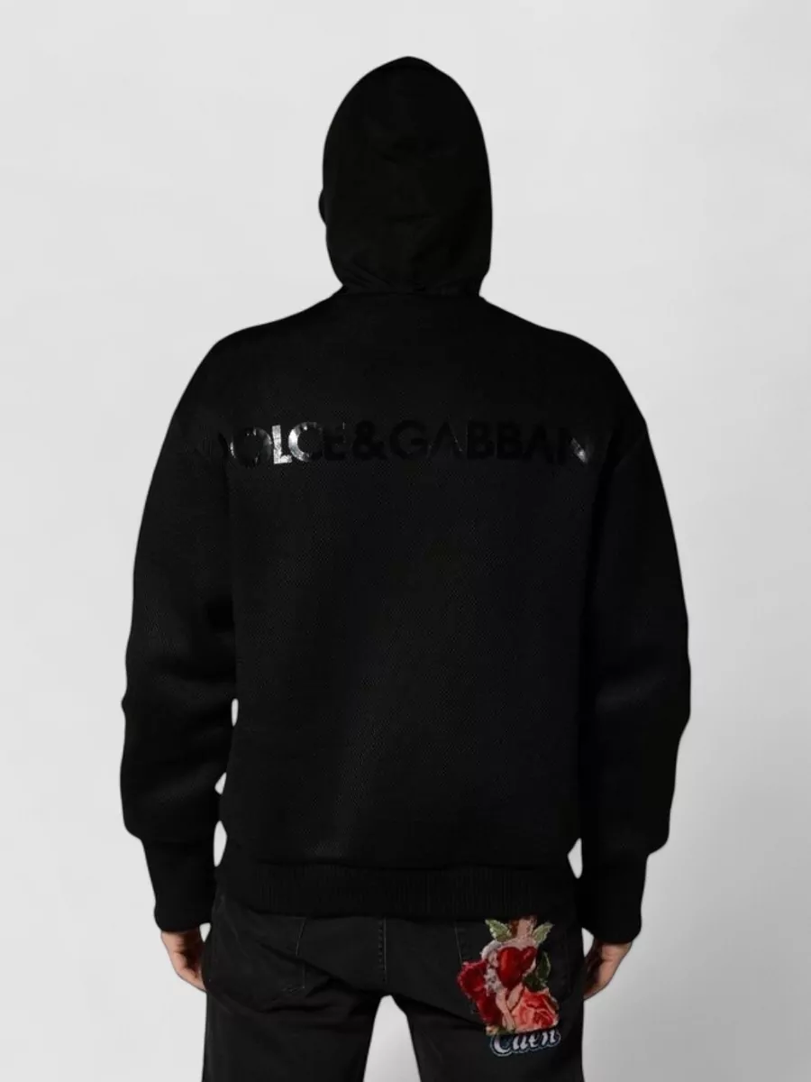 Dolce&Gabbana Nylon Hooded Bomber Jacket
