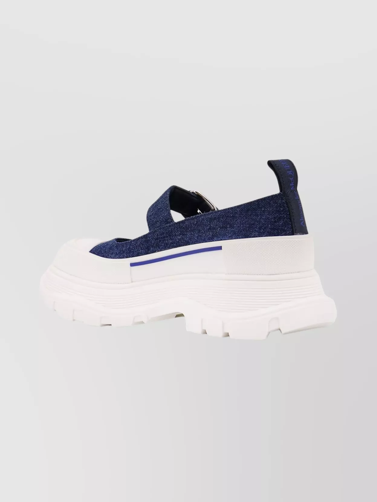 Alexander Mcqueen Mary Jane Sneakers With Chunky Sole And Buckle