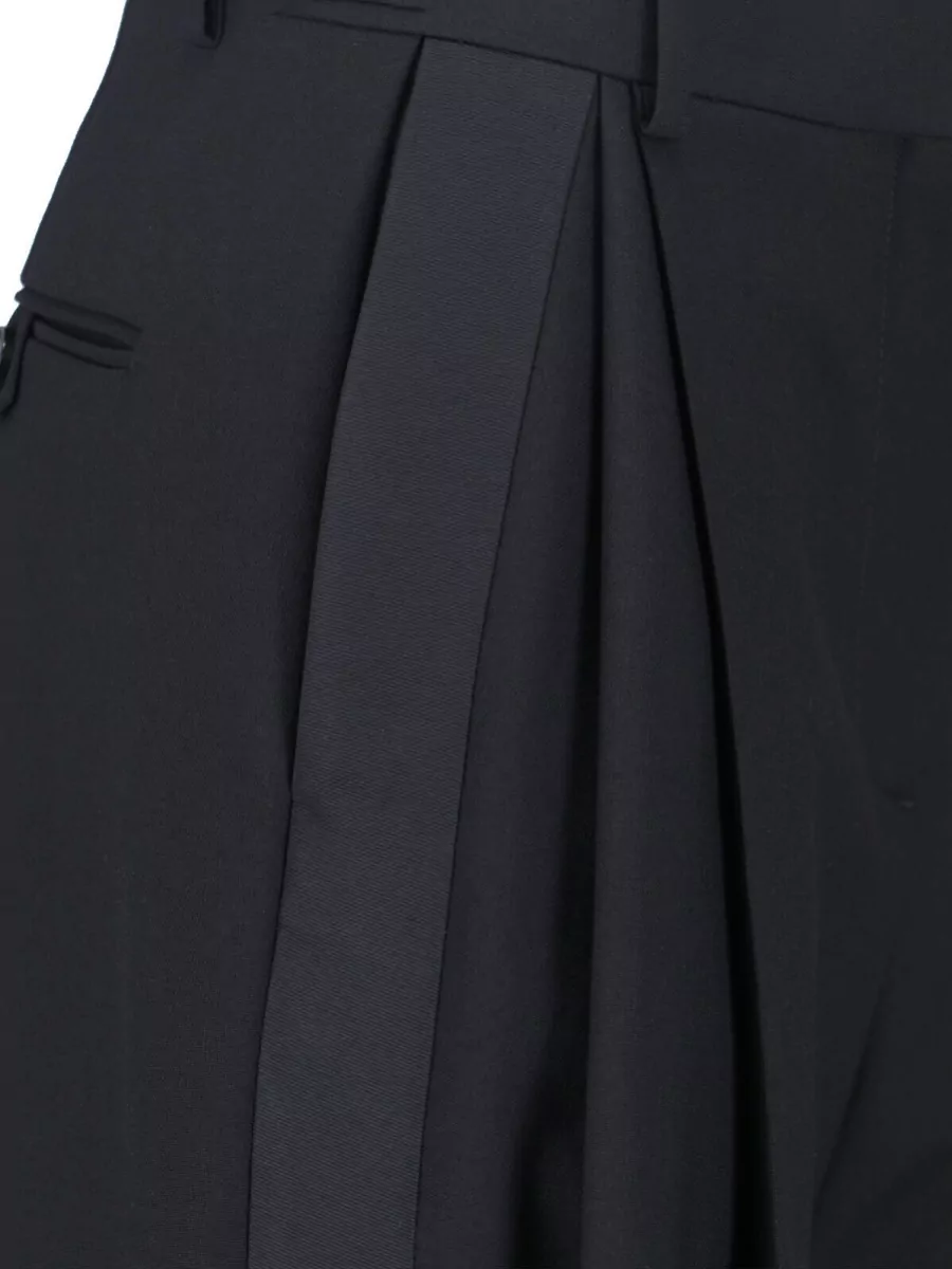 Stella Mccartney Wool Straight-Leg Trousers