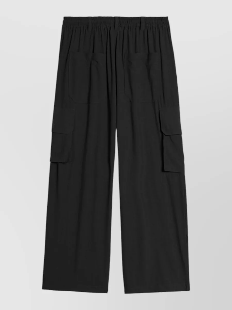 Y-3 Wide-Leg Cargo Trousers