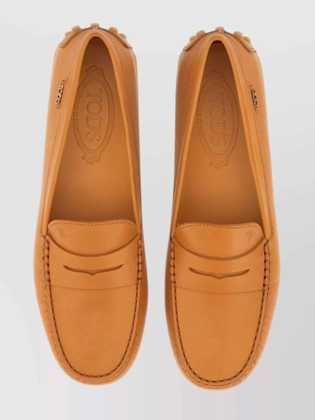 Tod's Moccasin Loafers With Round Toe And Penny Strap